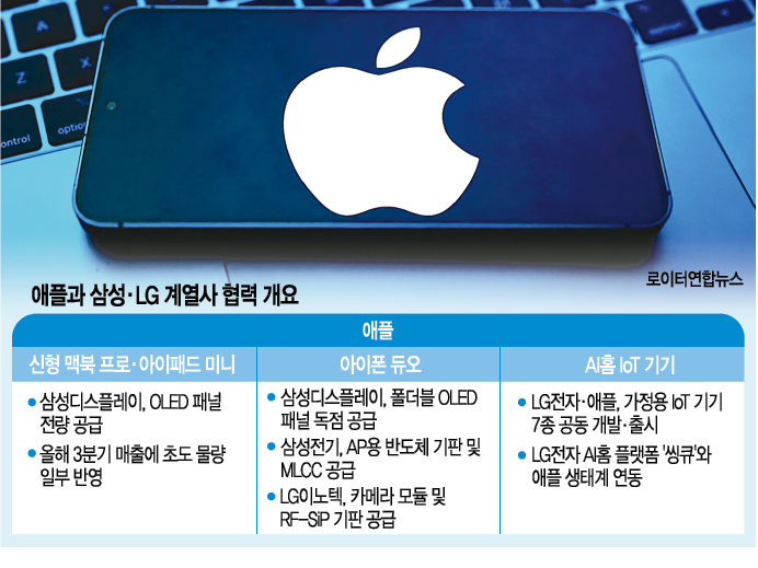“경쟁자이자 큰손 고객”… 애플 파이 커질수록 삼성·LG ‘조용히’ 웃는다